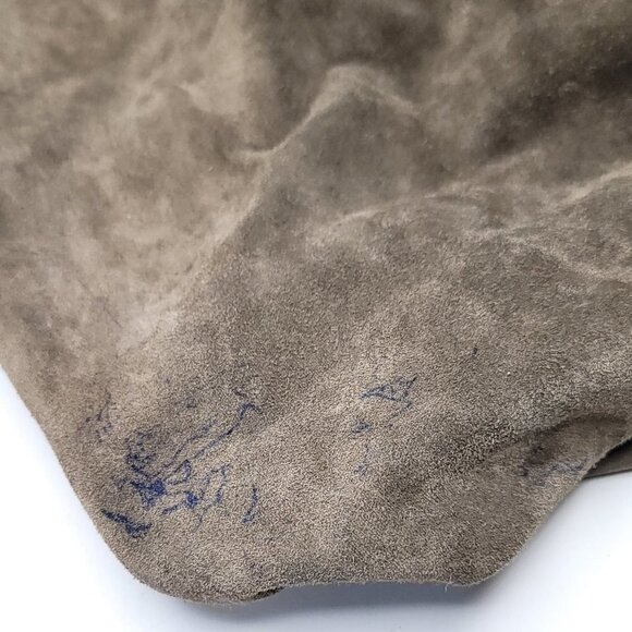 All Saints Club Lea Fringe Tote, Khaki Olive - Picture 11 of 14